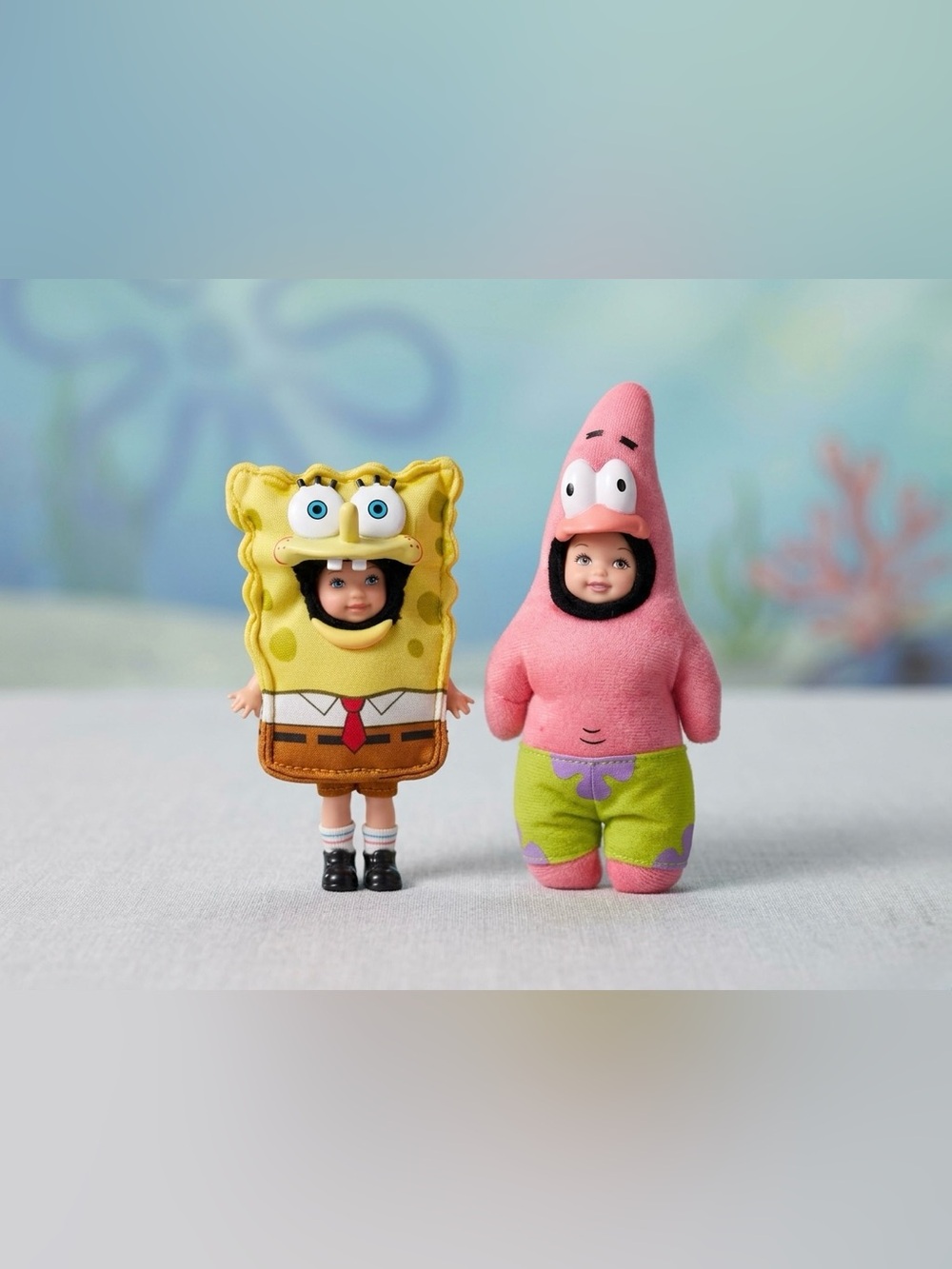 Mattel Tommy & Kelly as SpongeBob SquarePants & Patrick Star Dolls